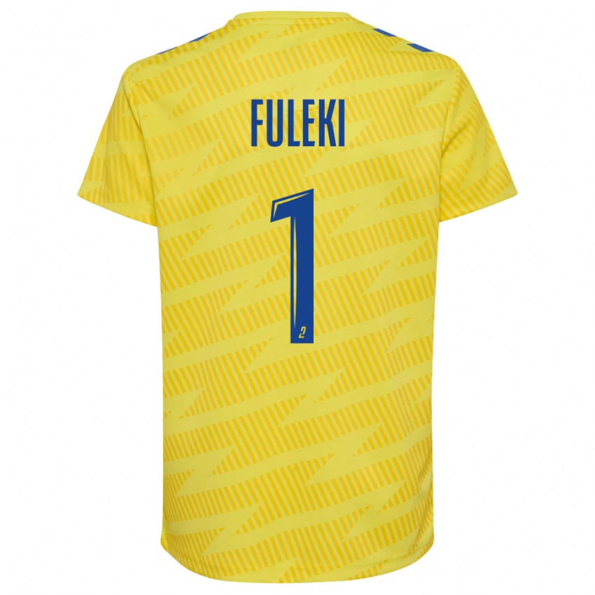 ילדים רפאל פולקי #1 כחול צהוב חולצת שוער 2025/26 חולצה קצרה