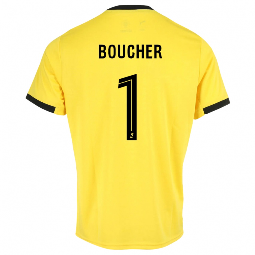 ילדים זאכרי בושה #1 שחור צהוב חולצת שוער 2025/26 חולצה קצרה