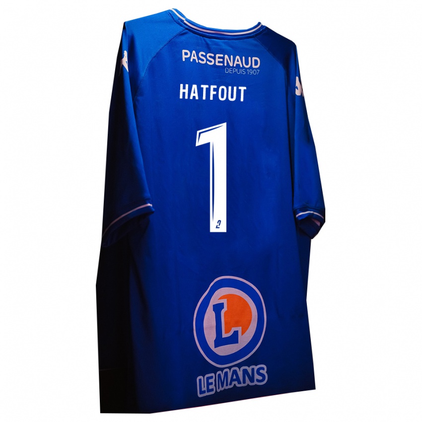 ילדים Ewan Hatfout #1 לבן כחול מלכותי חולצת שוער 2025/26 חולצה קצרה