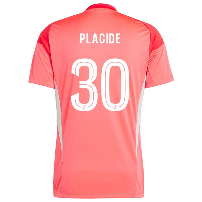 ילדים ג'וני פלאסיד #30 לבן אדום כתום חולצת שוער 2025/26 חולצה קצרה