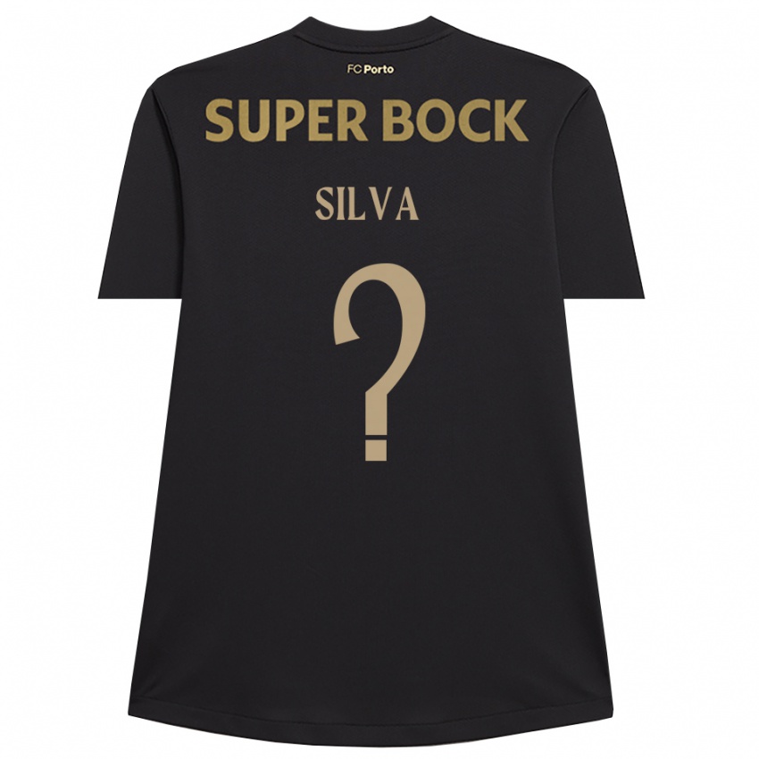 ילדים גונסאלו סילבה #0 שחור חום חולצת שוער 2025/26 חולצה קצרה