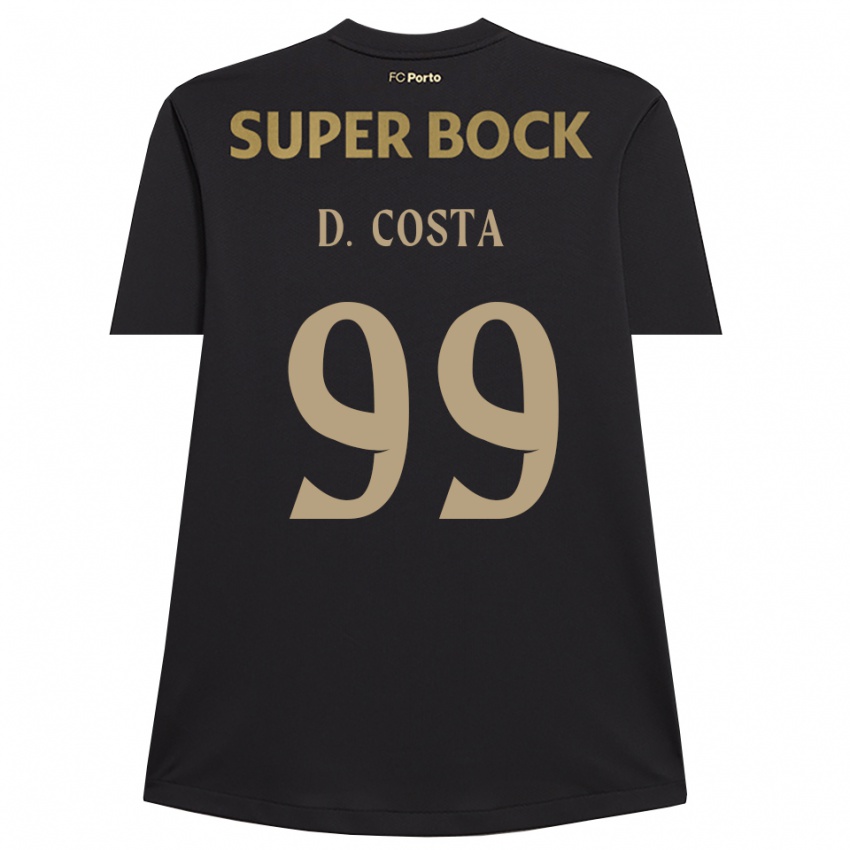 ילדים דיוגו קוסטה #99 שחור חום חולצת שוער 2025/26 חולצה קצרה