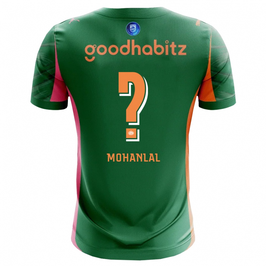 ילדים Pawan Mohanlal #0 ירוק כתום חולצת שוער 2025/26 חולצה קצרה