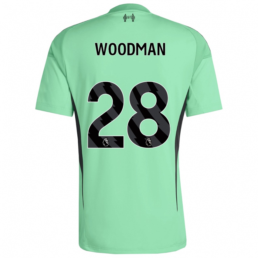 ילדים פרדי וודמן #28 אקווה מרין חולצת שוער 2025/26 חולצה קצרה