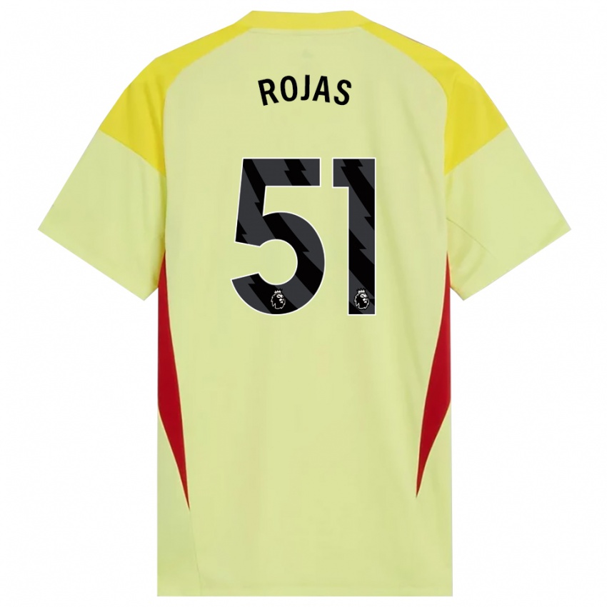 ילדים אלכסיי רוחאס #51 צהוב אדום שחור חולצת שוער 2025/26 חולצה קצרה