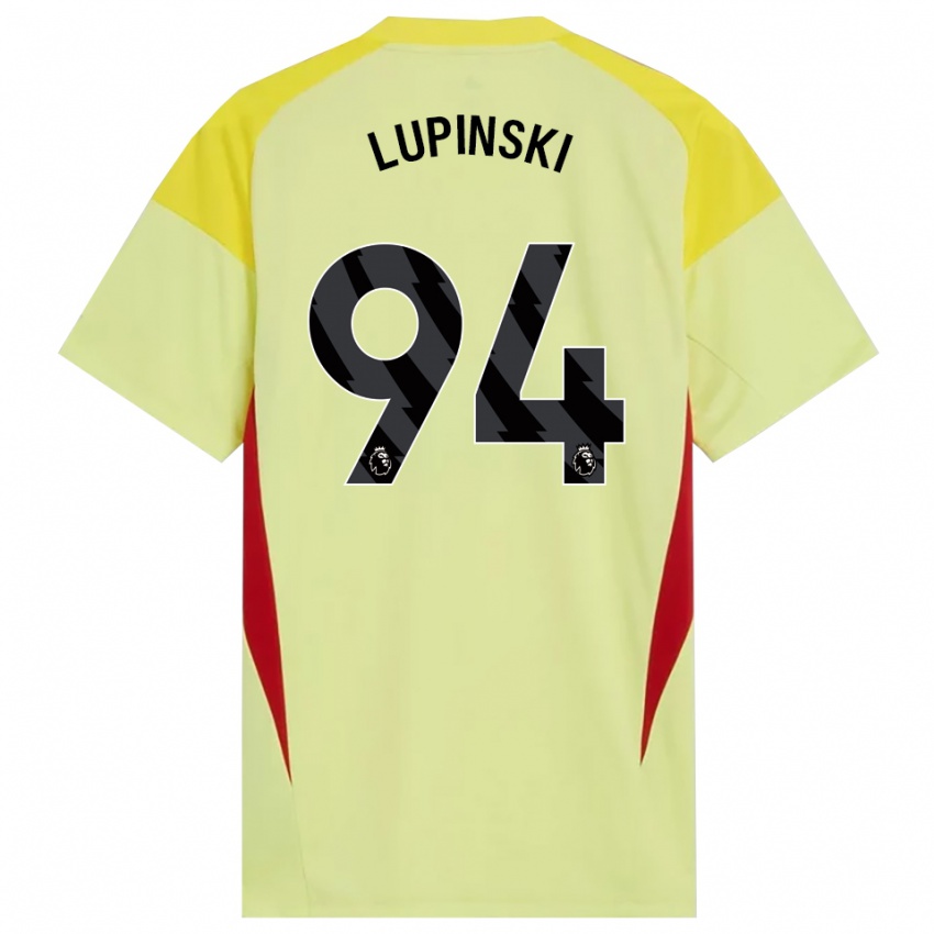 ילדים Remi Lupinski #94 צהוב אדום שחור חולצת שוער 2025/26 חולצה קצרה