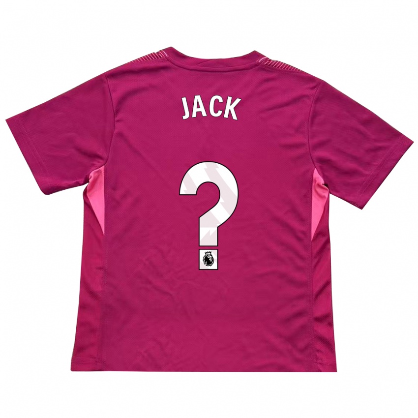 ילדים Mikel Jack #0 ורד לבן חולצת שוער 2025/26 חולצה קצרה