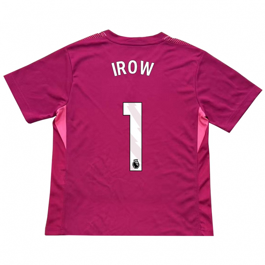 ילדים Blake Irow #1 ורד לבן חולצת שוער 2025/26 חולצה קצרה