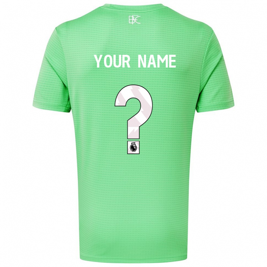 ילדים ברנלי ירוק בינוני חולצת שוער 2025/26 חולצה קצרה