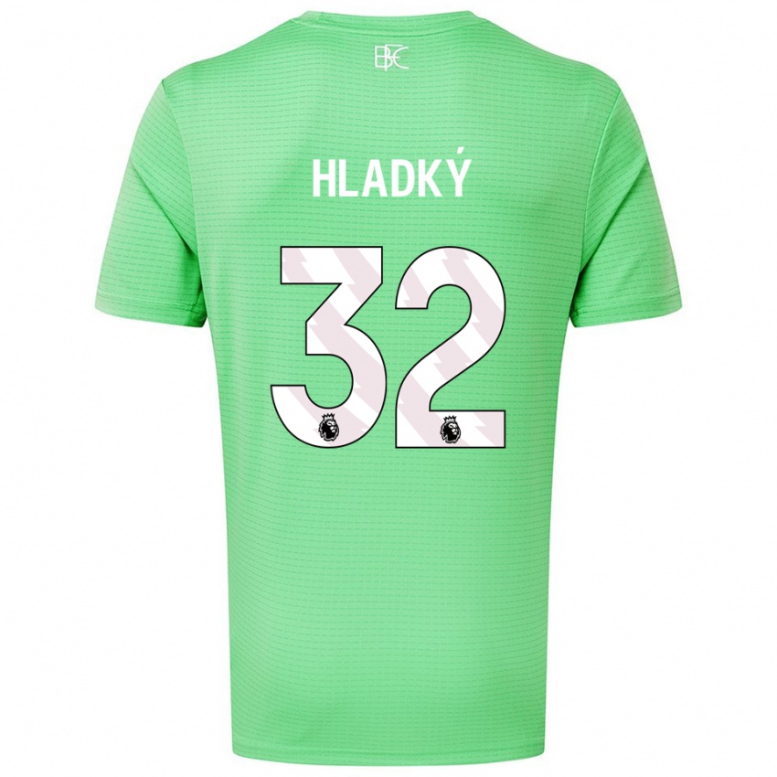 ילדים ואצלב הלדקי #32 ירוק בינוני חולצת שוער 2025/26 חולצה קצרה