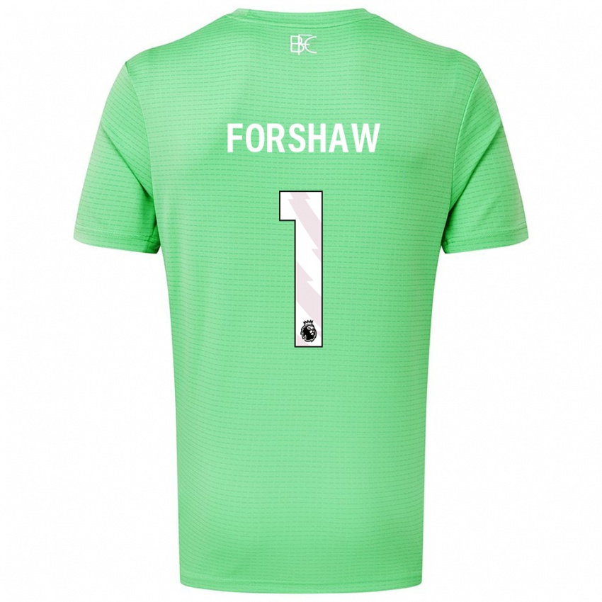 ילדים ואיס פורשו #1 ירוק בינוני חולצת שוער 2025/26 חולצה קצרה