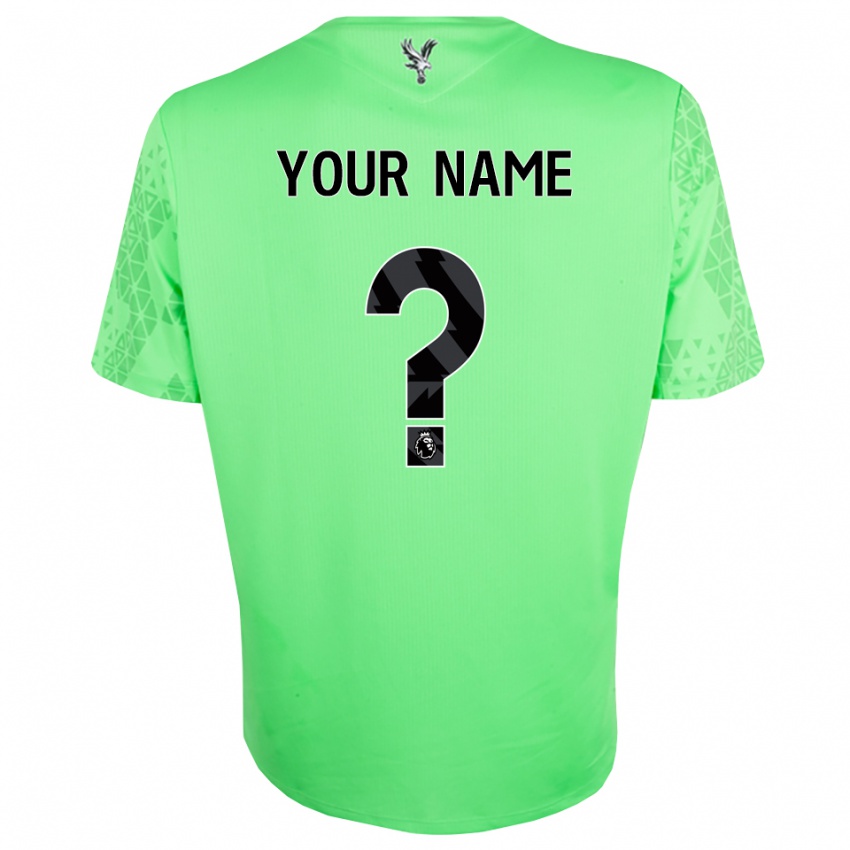 ילדים קריסטל פאלאס ירוק שחור חולצת שוער 2025/26 חולצה קצרה