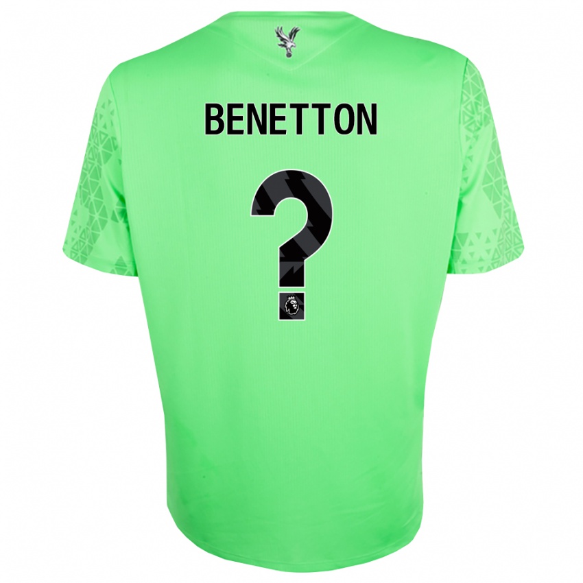 ילדים Lucca Benetton #0 ירוק שחור חולצת שוער 2025/26 חולצה קצרה