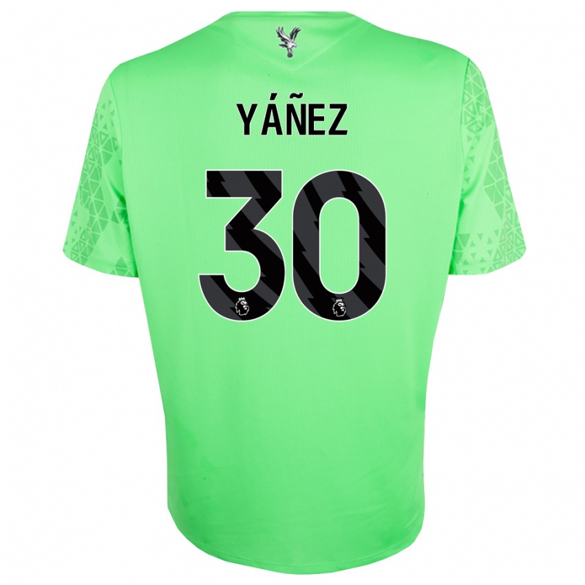 ילדים שיי יאנז #30 ירוק שחור חולצת שוער 2025/26 חולצה קצרה