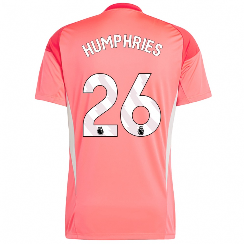 ילדים Marni Humphries #26 אדום לבן חולצת שוער 2025/26 חולצה קצרה