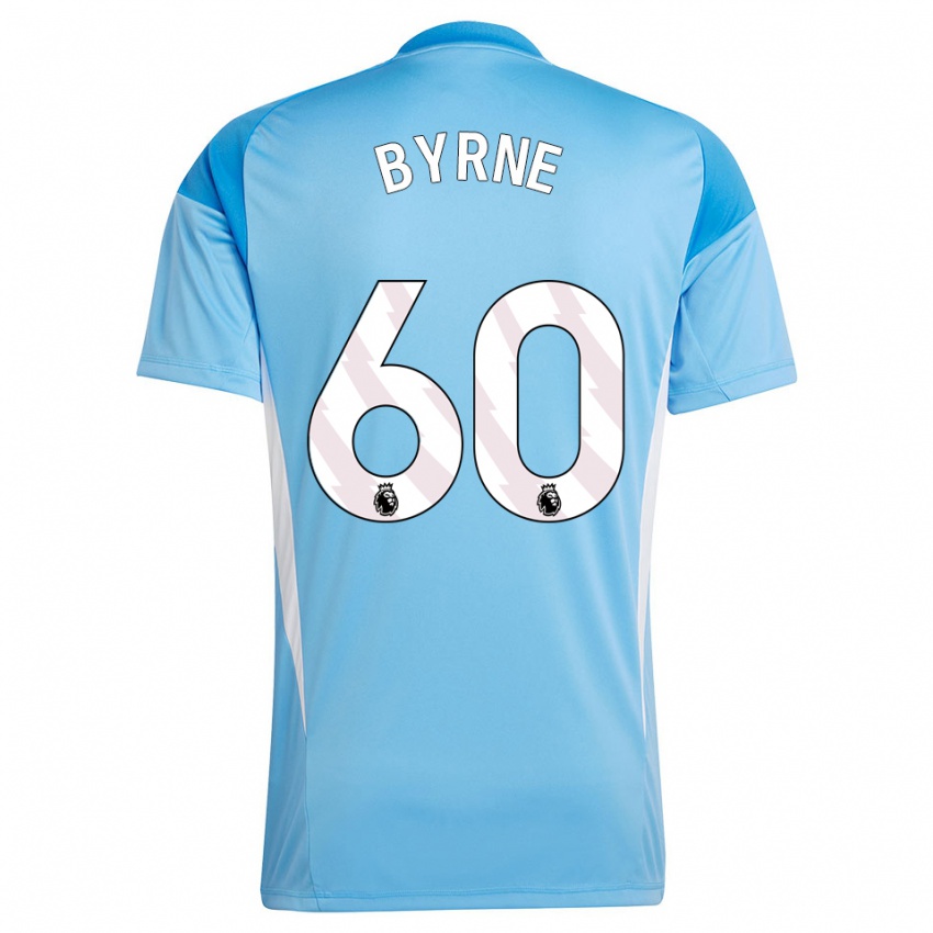 ילדים ריס ביירן #60 כחול לבן חולצת שוער 2025/26 חולצה קצרה