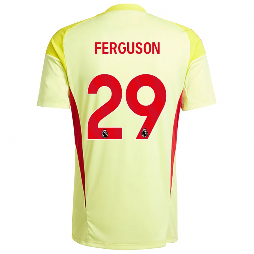 ילדים ג׳ורג׳י פרגוסון #29 צהוב בהיר כתום חולצת שוער 2025/26 חולצה קצרה