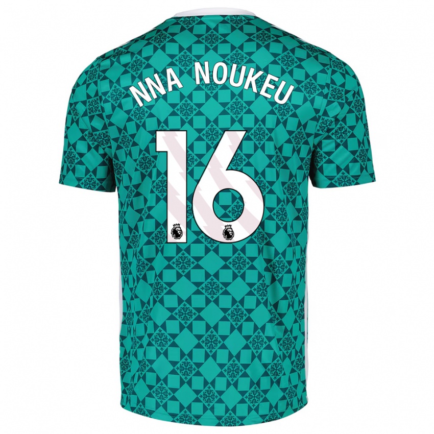 ילדים בלונדי ננה נוקו #16 ירוק לבן חולצת שוער 2025/26 חולצה קצרה