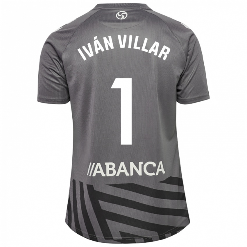 ילדים איבן ויאר #1 אפור כהה שחור חולצת שוער 2025/26 חולצה קצרה