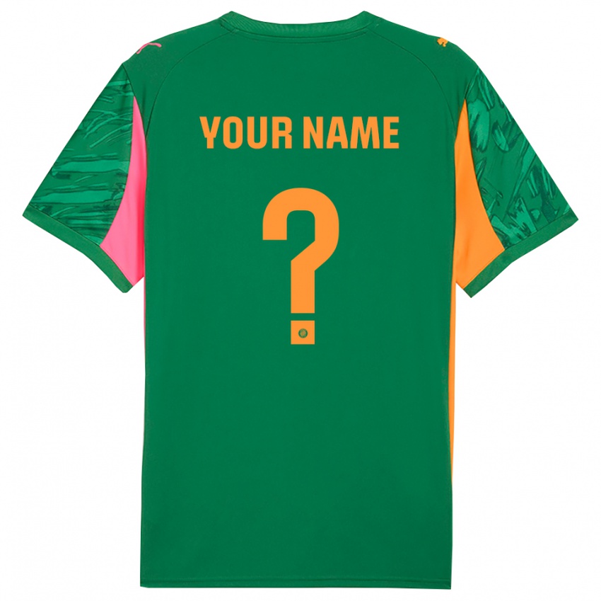 ילדים ג'ירונה ירוק כתום חולצת שוער 2025/26 חולצה קצרה