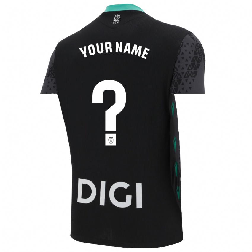 ילדים אוססונה אפור כהה שחור חולצת שוער 2025/26 חולצה קצרה