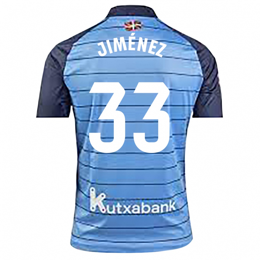 ילדים Javier Jiménez #33 כחול נייבי חולצת שוער 2025/26 חולצה קצרה