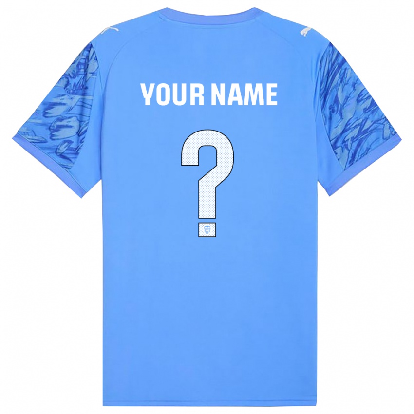 ילדים ולנסיה כחול לבן חולצת שוער 2025/26 חולצה קצרה