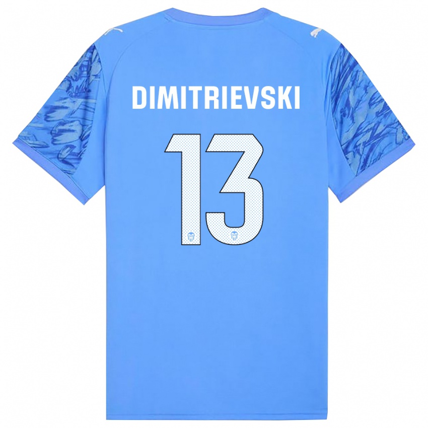 ילדים סטולה דמיטריבסקי #13 כחול לבן חולצת שוער 2025/26 חולצה קצרה