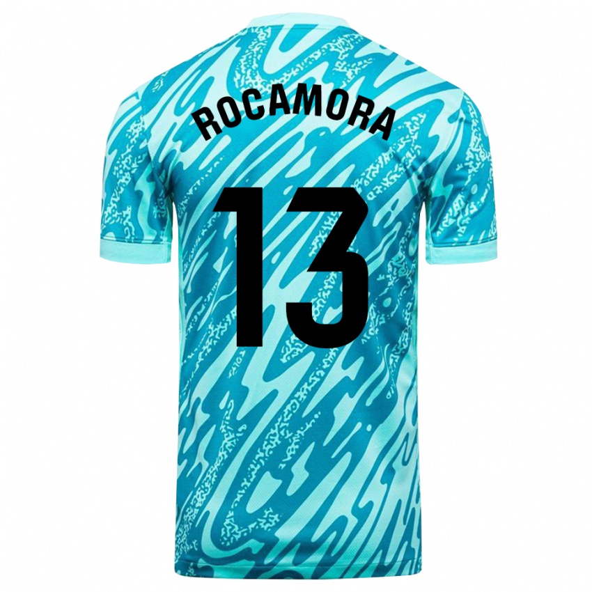 ילדים María Rocamora Díaz #13 כחול שמיים לבן חולצת שוער 2025/26 חולצה קצרה