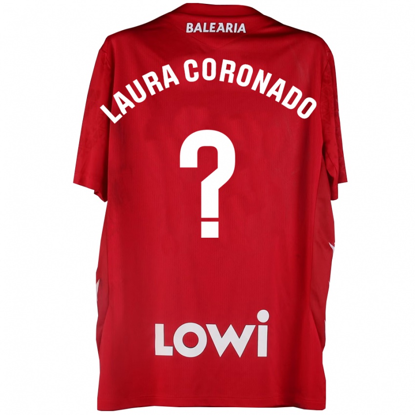 ילדים לאורה קורונדו וילצ׳ס #0 אדום לבן חולצת שוער 2025/26 חולצה קצרה