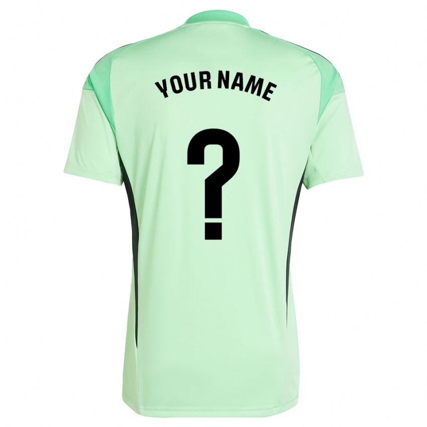 ילדים ריאל אוביידו ירוק בהיר שחור חולצת שוער 2025/26 חולצה קצרה