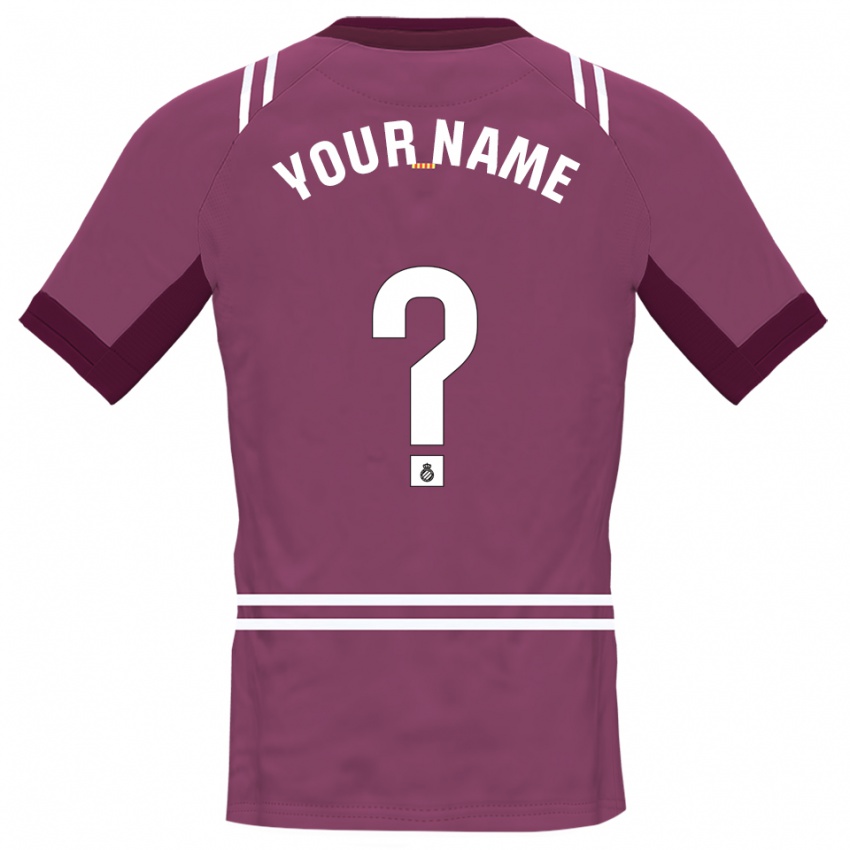 ילדים אספניול בורדו לבן חולצת שוער 2025/26 חולצה קצרה