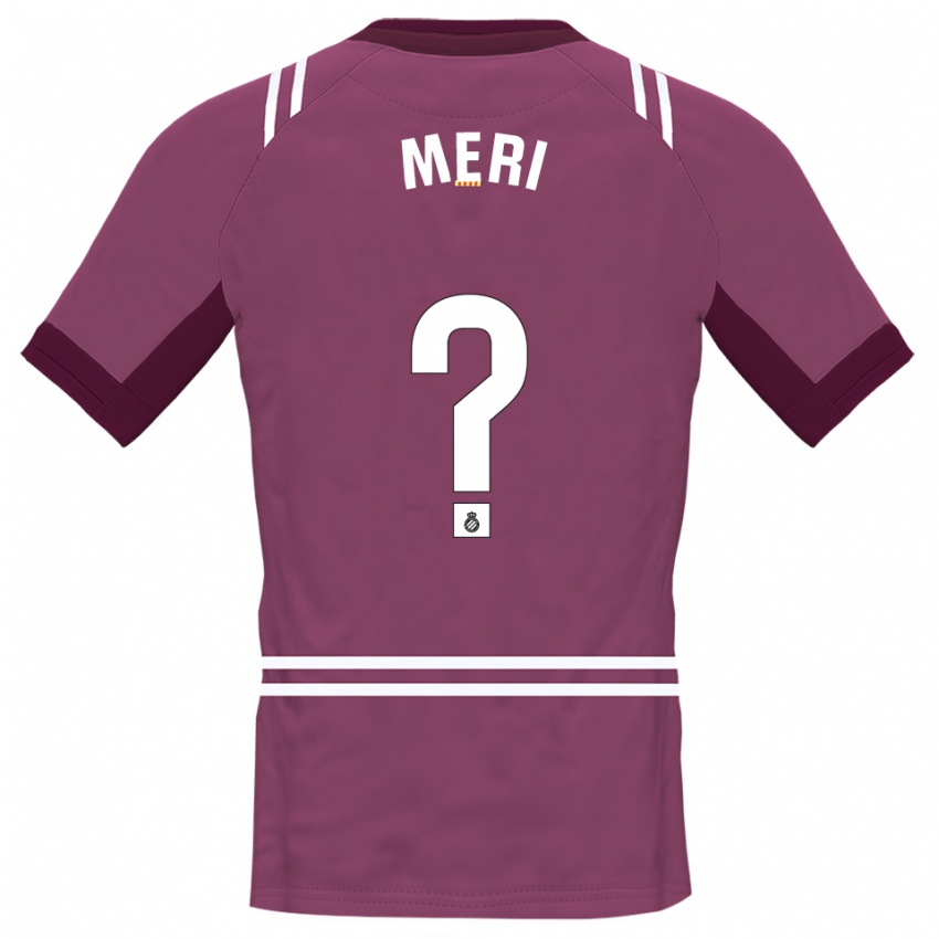 ילדים מריטקסל מוניוס #0 בורדו לבן חולצת שוער 2025/26 חולצה קצרה