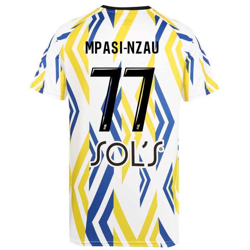 ילדים ליונל אמפאסי #77 לבן אדום כחול חולצת שוער 2025/26 חולצה קצרה