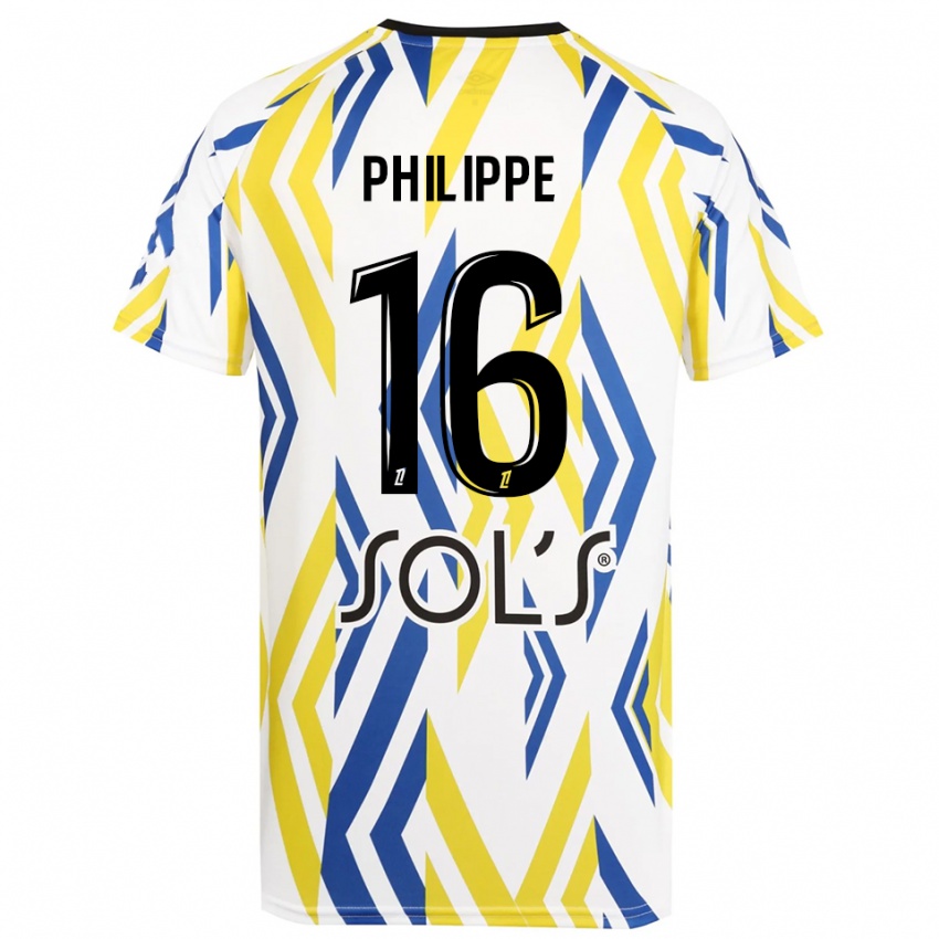 ילדים לטישיה פיליפ #16 לבן אדום כחול חולצת שוער 2025/26 חולצה קצרה