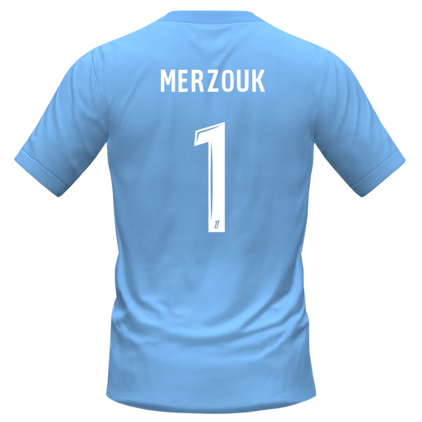 ילדים סאמי מרזוק #1 כחול שחור חולצת שוער 2025/26 חולצה קצרה