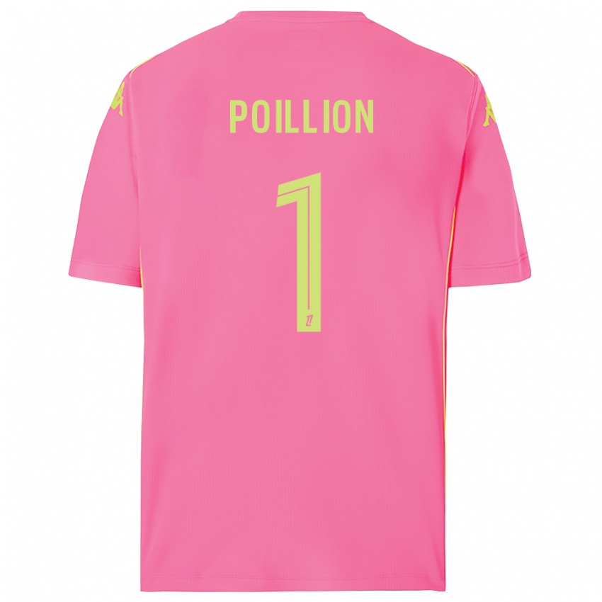 ילדים נוי פויליון #1 ורוד לוהט חולצת שוער 2025/26 חולצה קצרה