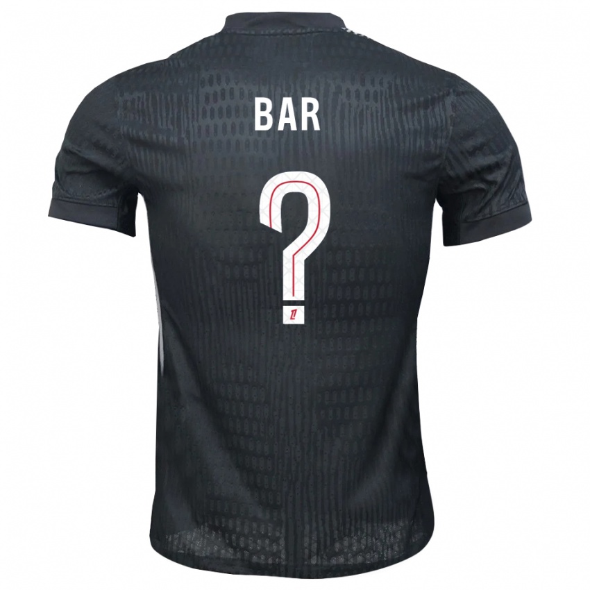 ילדים Arthur Bar #0 אפור כהה שחור חולצת שוער 2025/26 חולצה קצרה