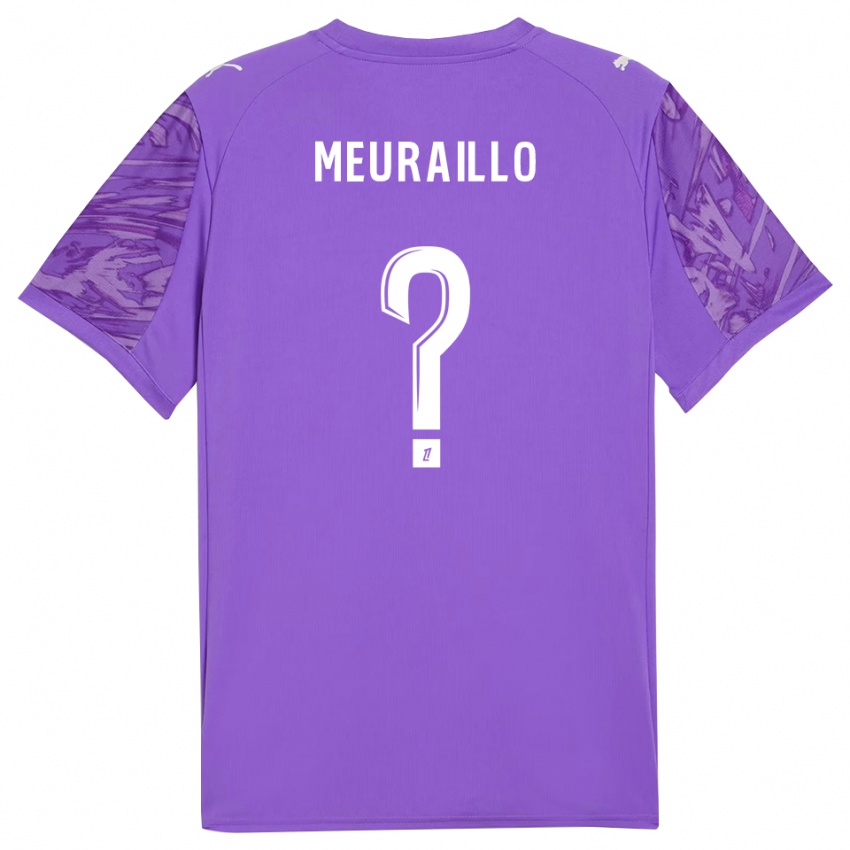 ילדים Thâo Mouapa Mwa Meuraillo #0 אורכידאה לבן חולצת שוער 2025/26 חולצה קצרה