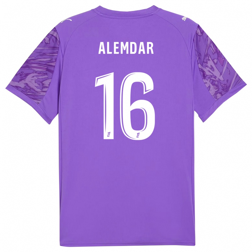 ילדים דואן אלמדאר #16 אורכידאה לבן חולצת שוער 2025/26 חולצה קצרה