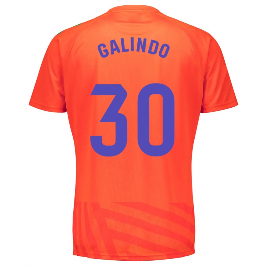 ילדים Cristian Galindo #30 אדום כחול חולצת שוער 2025/26 חולצה קצרה