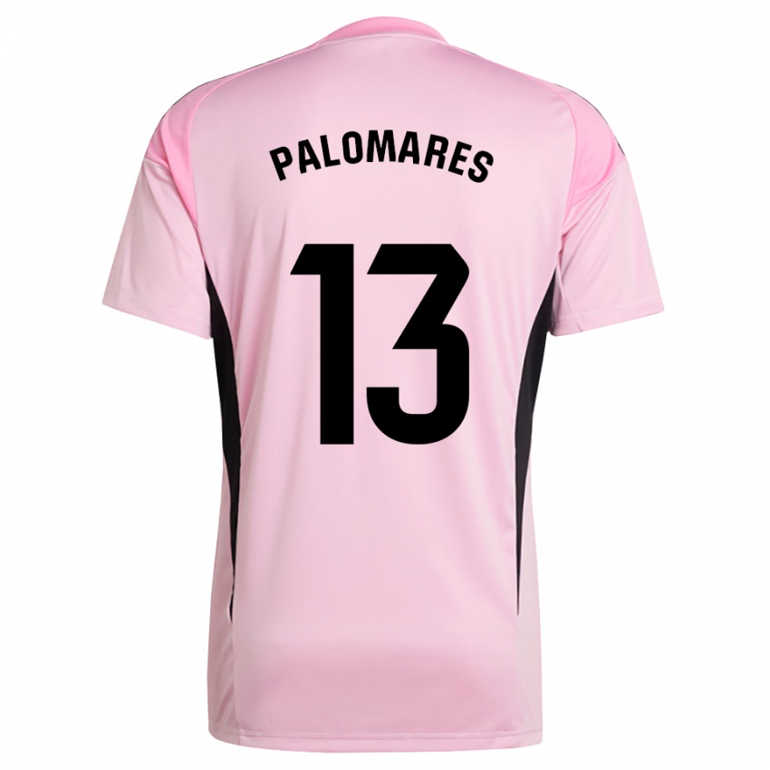 ילדים Juanpa Palomares #13 ורוד שחור חולצת שוער 2025/26 חולצה קצרה