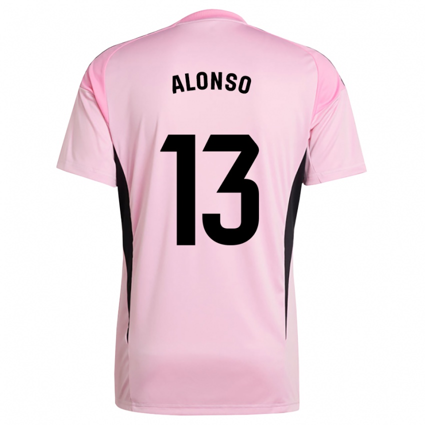 ילדים Maikel Alonso #13 ורוד שחור חולצת שוער 2025/26 חולצה קצרה