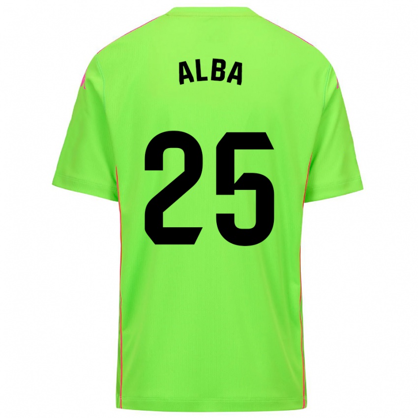 ילדים Alba Acebes Rodríguez #25 ורוד עמוק לירימה חולצת שוער 2025/26 חולצה קצרה