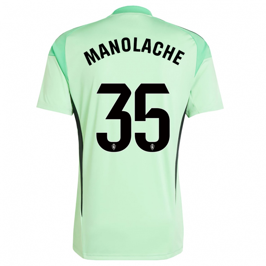 ילדים מרקוס מריאן מנולאקה #35 ירוק אביבי חולצת שוער 2025/26 חולצה קצרה