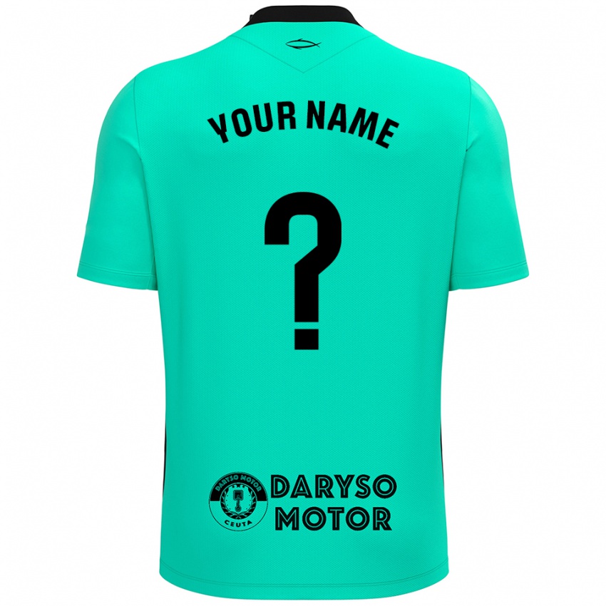 ילדים סאוטה FC טורקיז שחור חולצת שוער 2025/26 חולצה קצרה