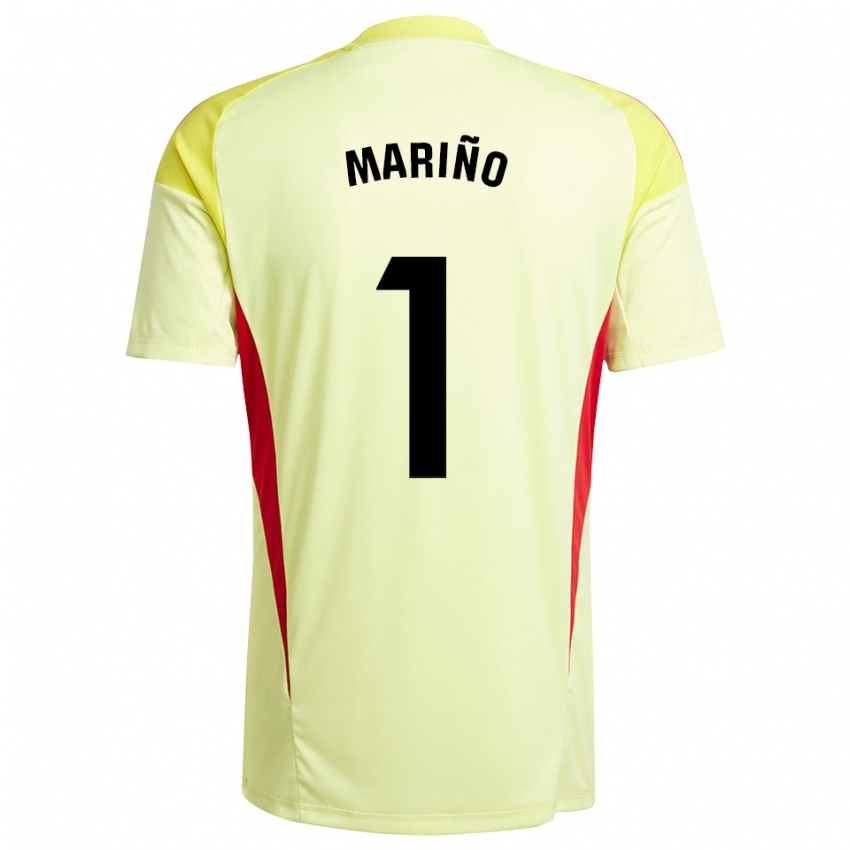 ילדים דייגו מריניו #1 צהוב אדום בהיר חולצת שוער 2025/26 חולצה קצרה