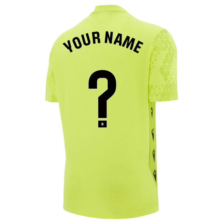 ילדים בורגוס ירוק צהוב שחור חולצת שוער 2025/26 חולצה קצרה