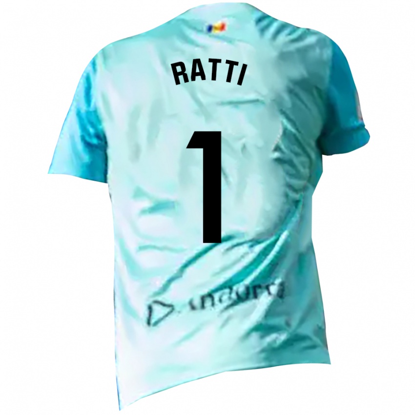 ילדים ניקו ראטי #1 ציאן שחור חולצת שוער 2025/26 חולצה קצרה