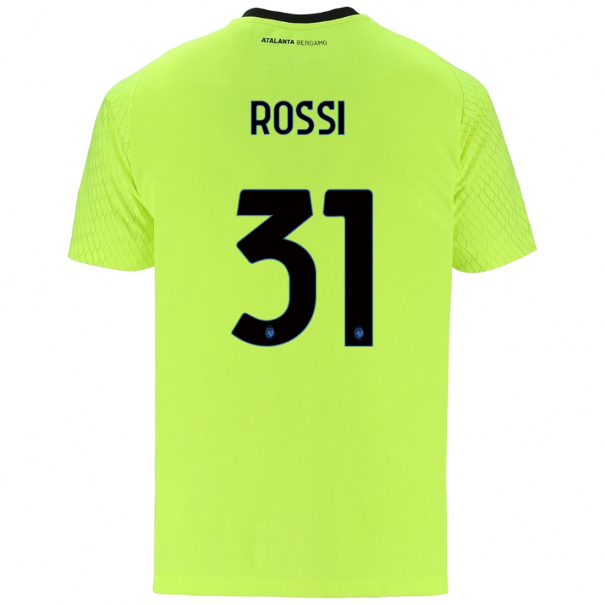 ילדים פרנצ'סקו רוסי #31 ירוק צהוב אדום חולצת שוער 2025/26 חולצה קצרה